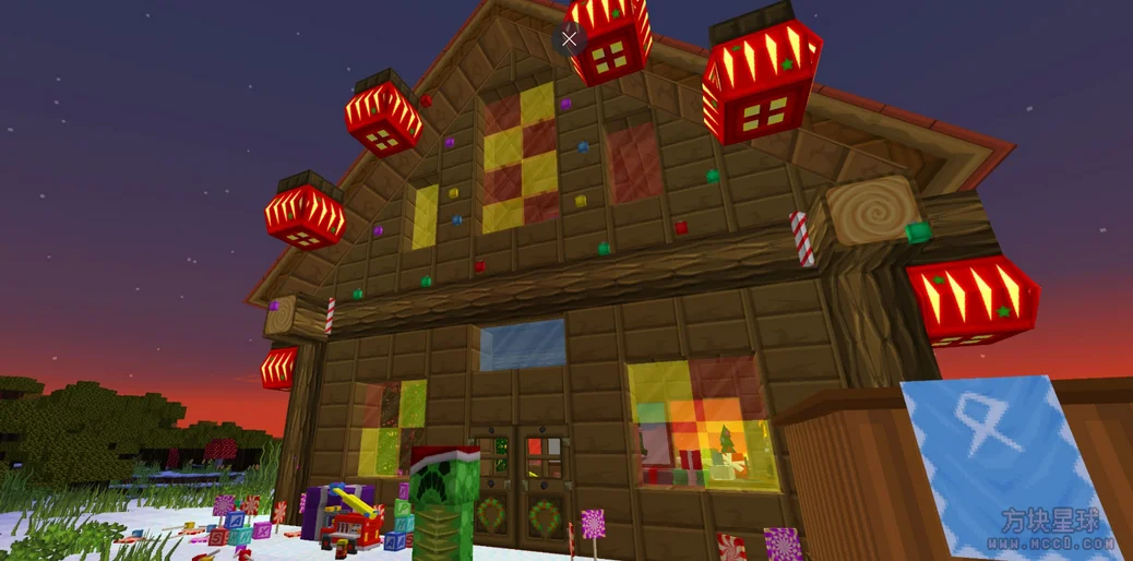 XmasBDcraft材质包:圣诞节主题的《我的世界》卡通欢乐装扮!