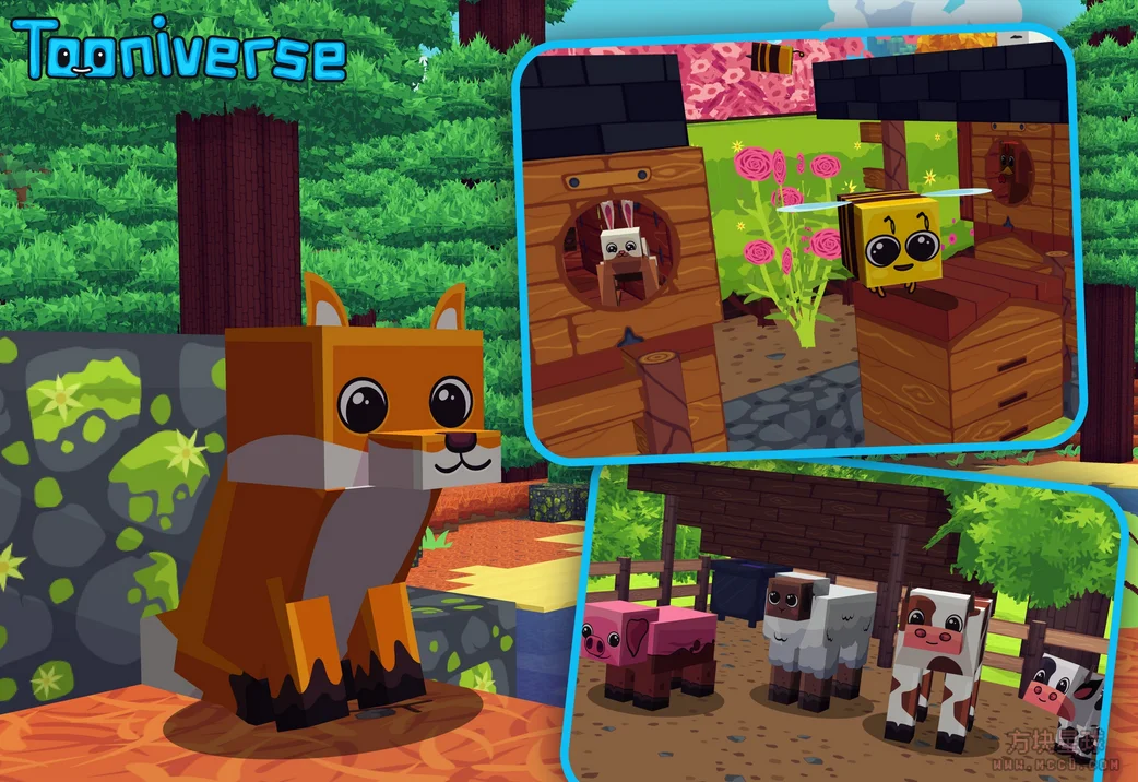 【1.17-1.20.2】Tooniverse材质包:探索手绘卡通的奇幻方块世界!
