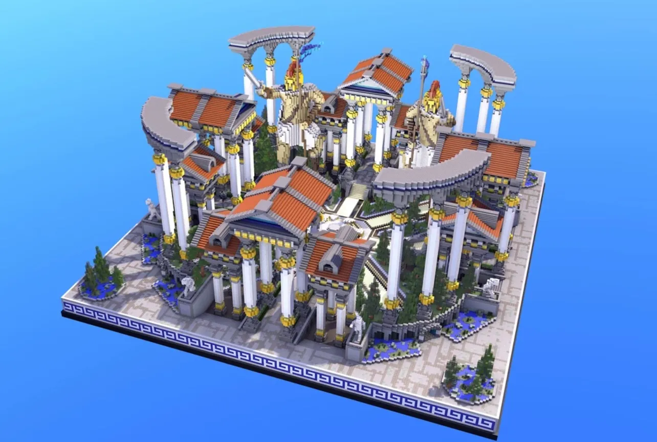 我的世界厄普西隆希腊斯巴达PVP地图