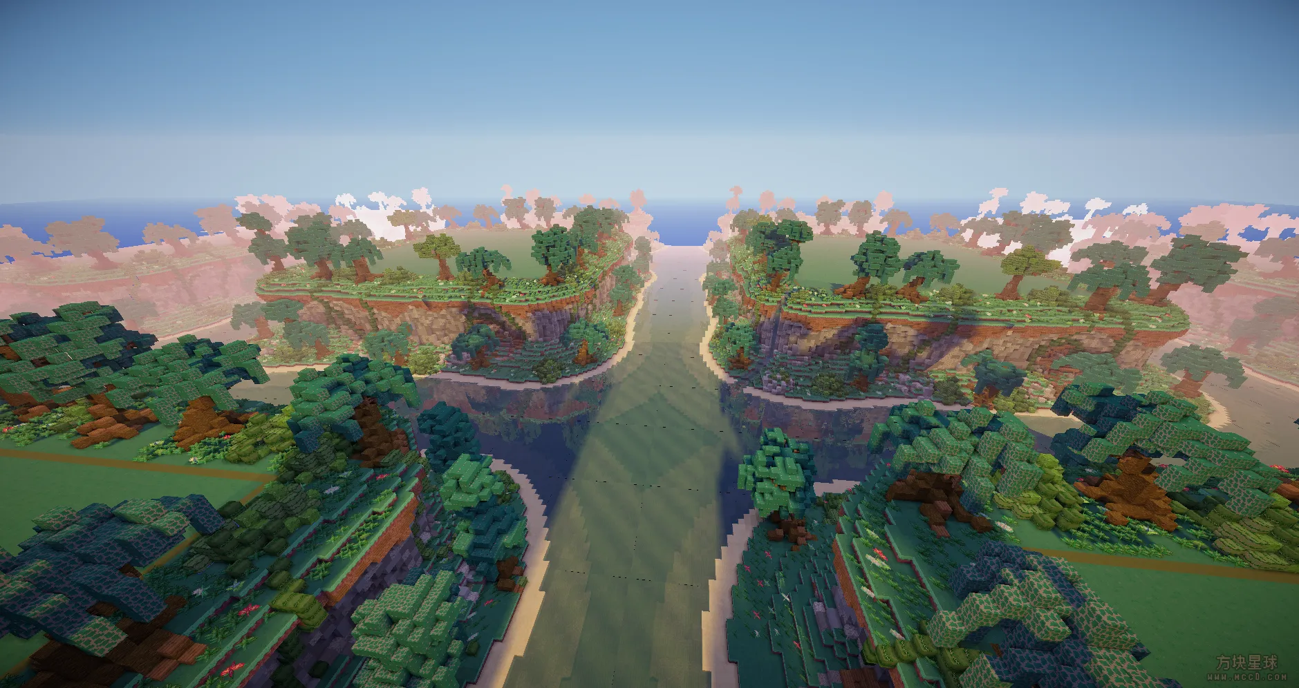 我的世界PlotSquared大型海岛升高版地皮模板