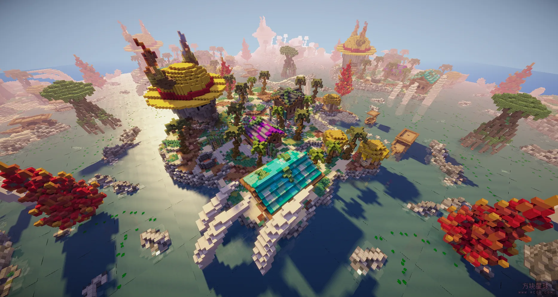 我的世界海贼王地皮模板PlotSquared插件使用教程