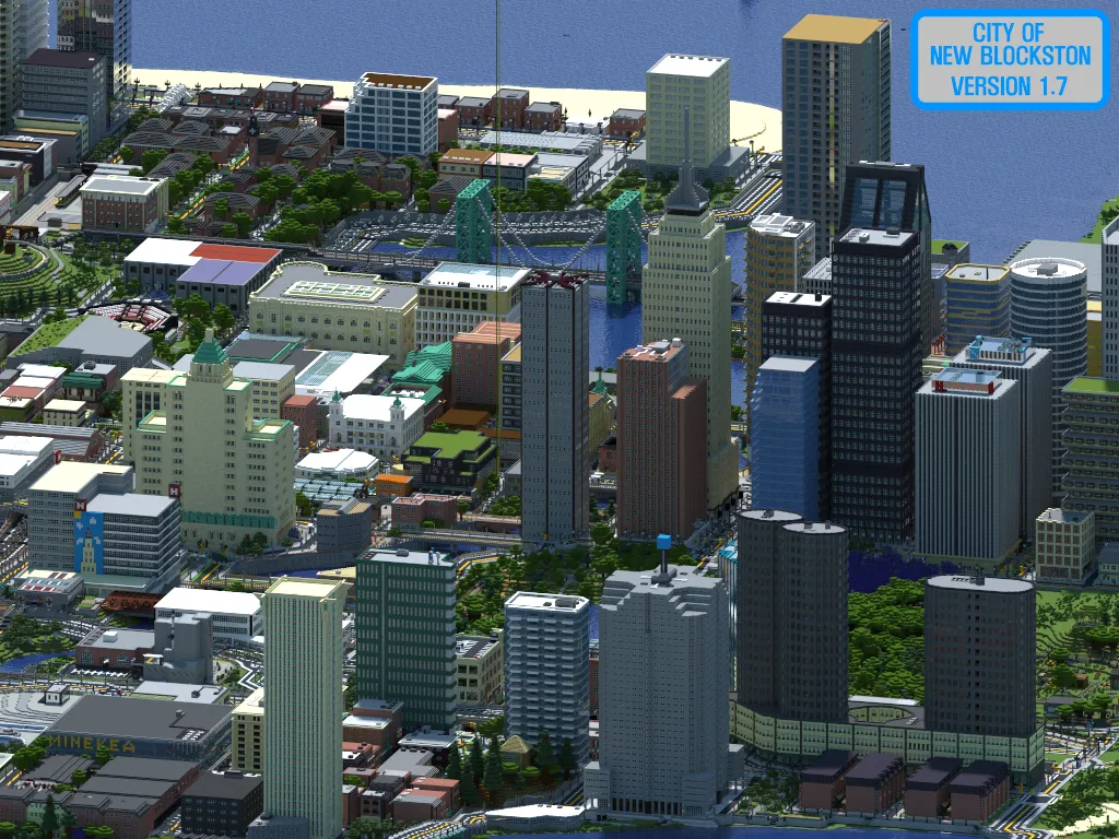 我的世界加拿大新英格兰风情超大型城市地图