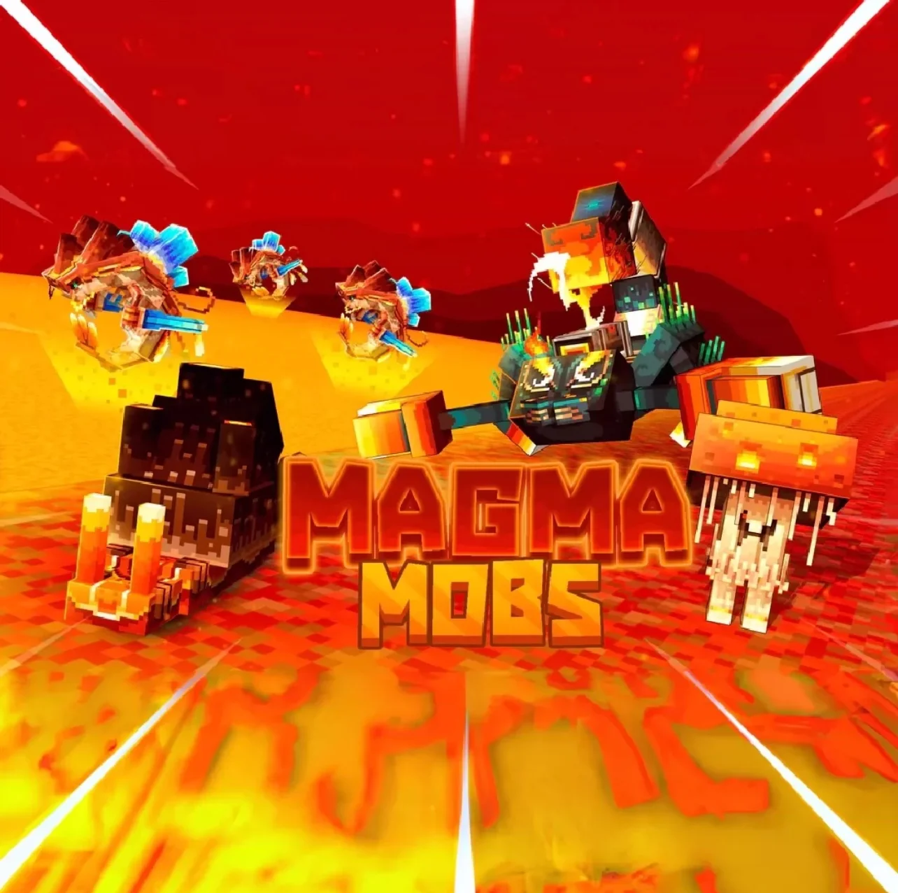 我的世界生物模型 – 火元素生物包