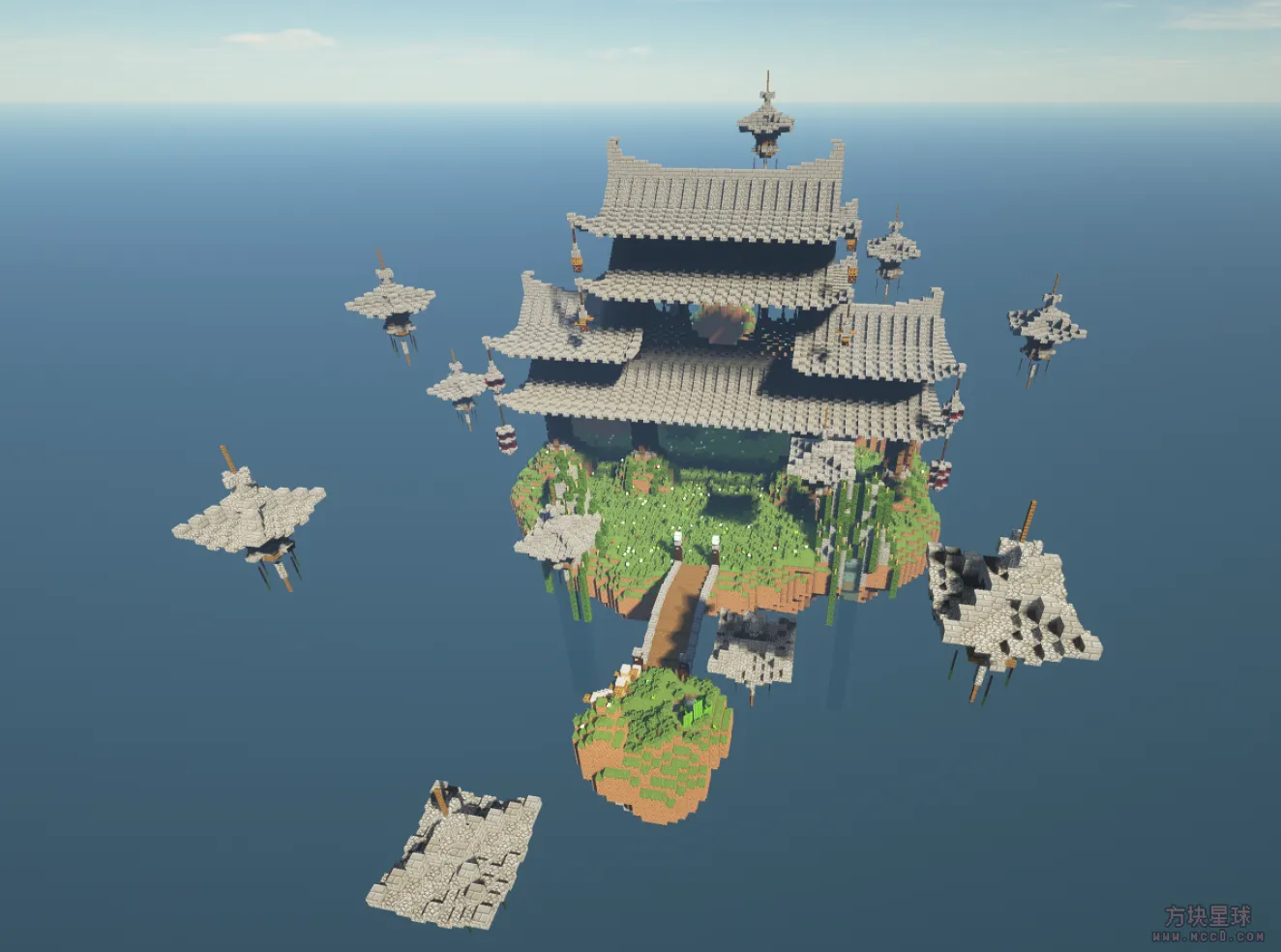 我的世界浮岛牌坊地图存档服务器任务专用