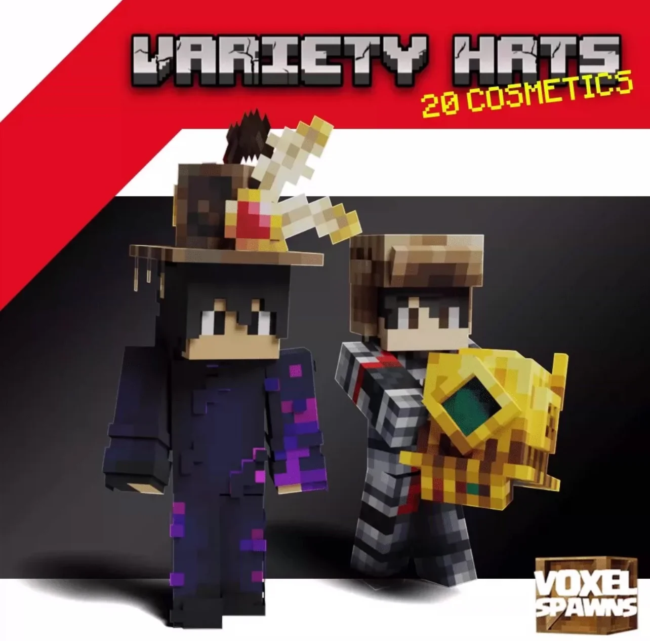 我的世界装备模型 – 帽子包