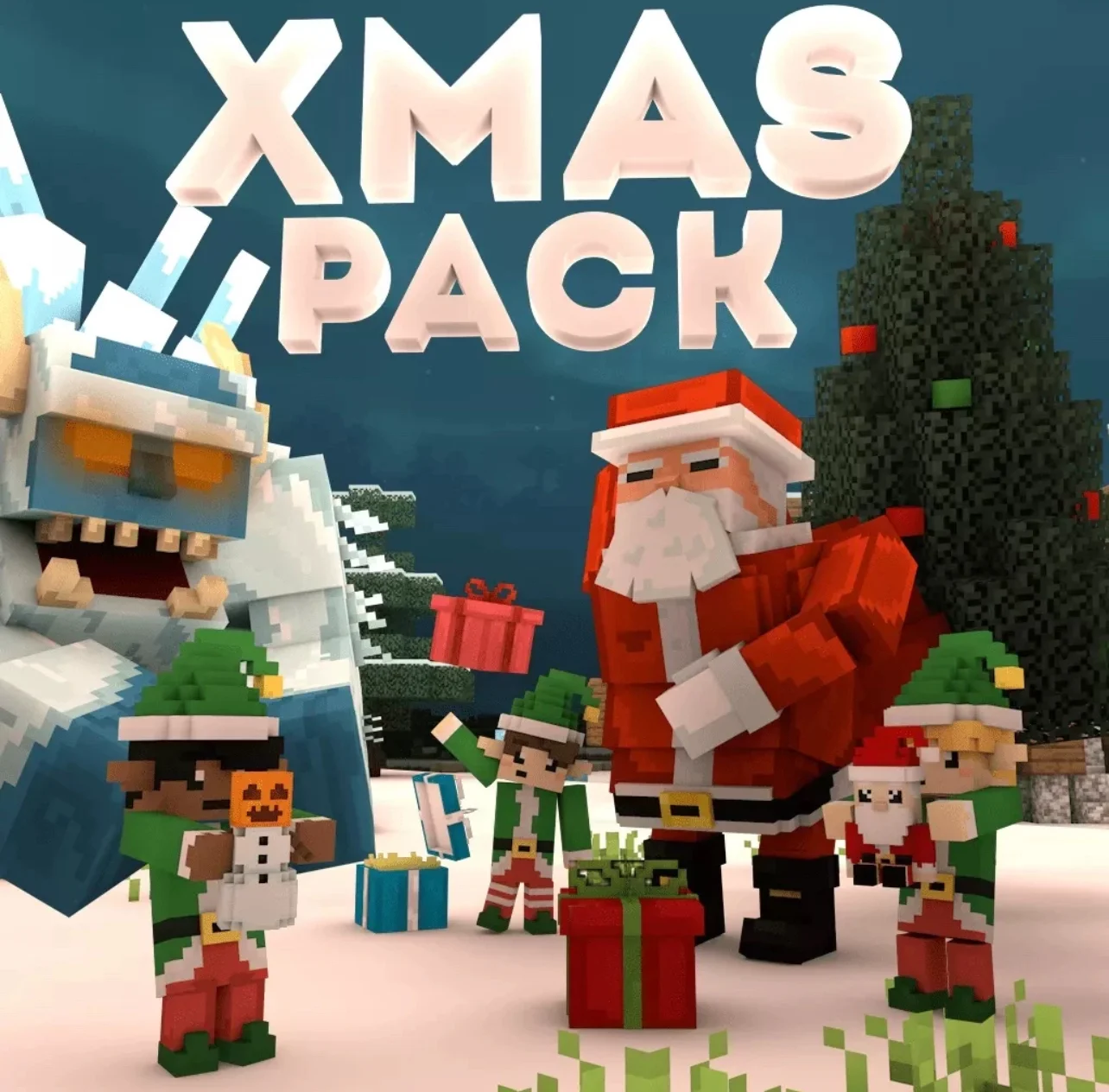 我的世界生物模型 – 圣诞包