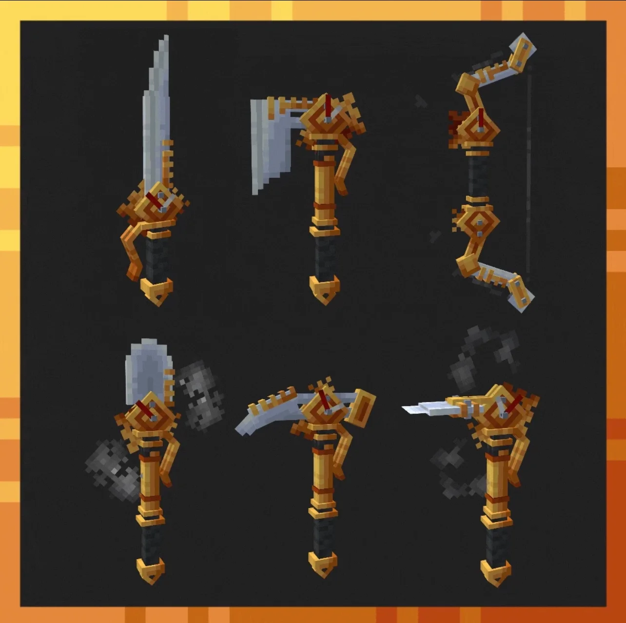 我的世界装备模型 – 蒸汽朋克工具 [ 特效 ]