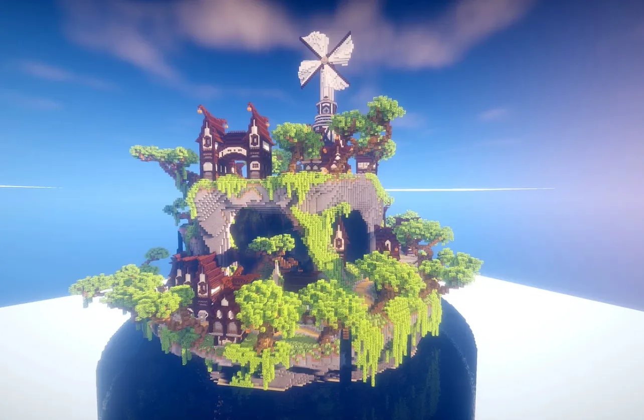 我的世界地图 – 海鸥岛 [ 主城 / 浮岛 / 活动 ]