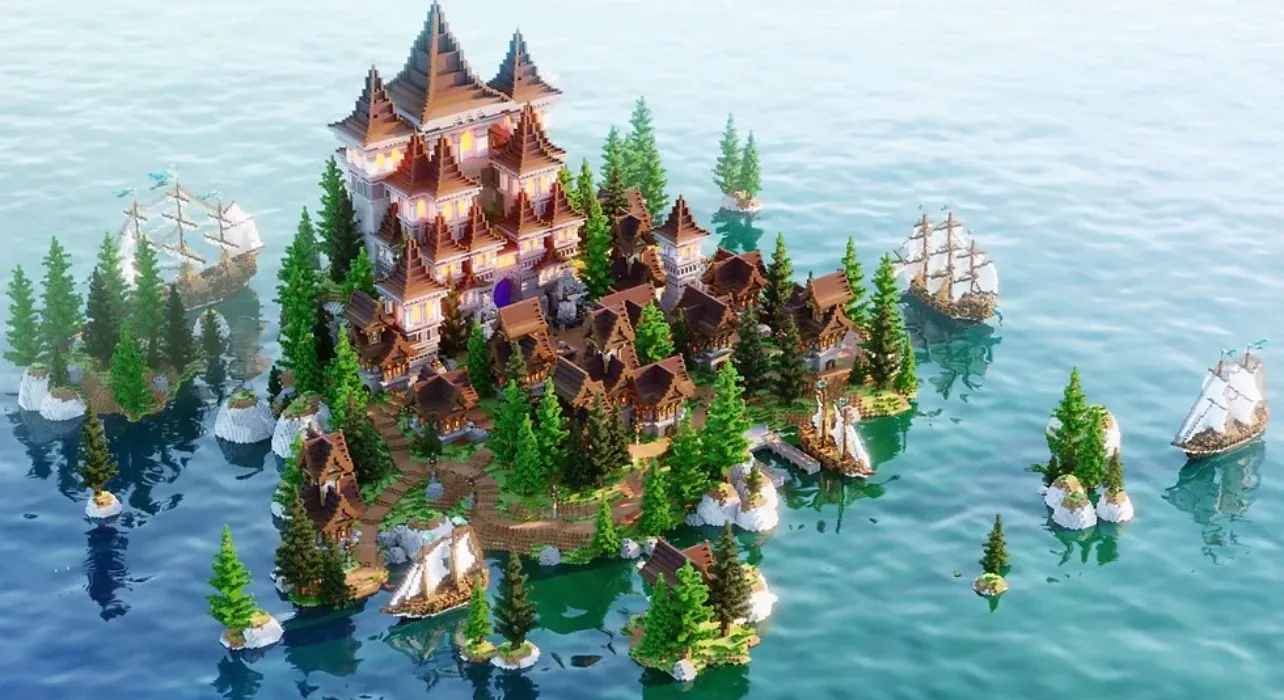 我的世界地图 – 石头村 [ 主城 / 活动 ]