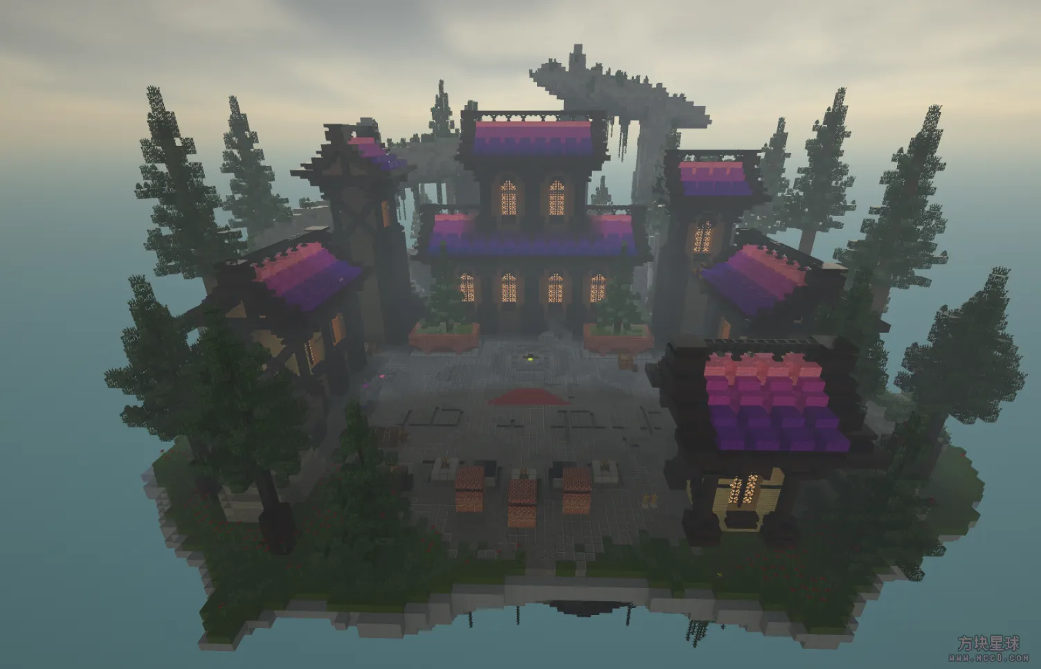 我的世界浮空小镇地图活动任务大厅版本