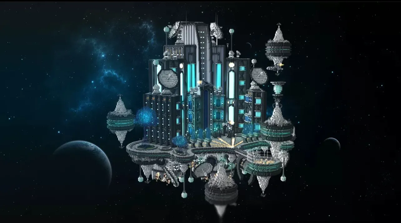 我的世界太空堡垒科幻副本地图