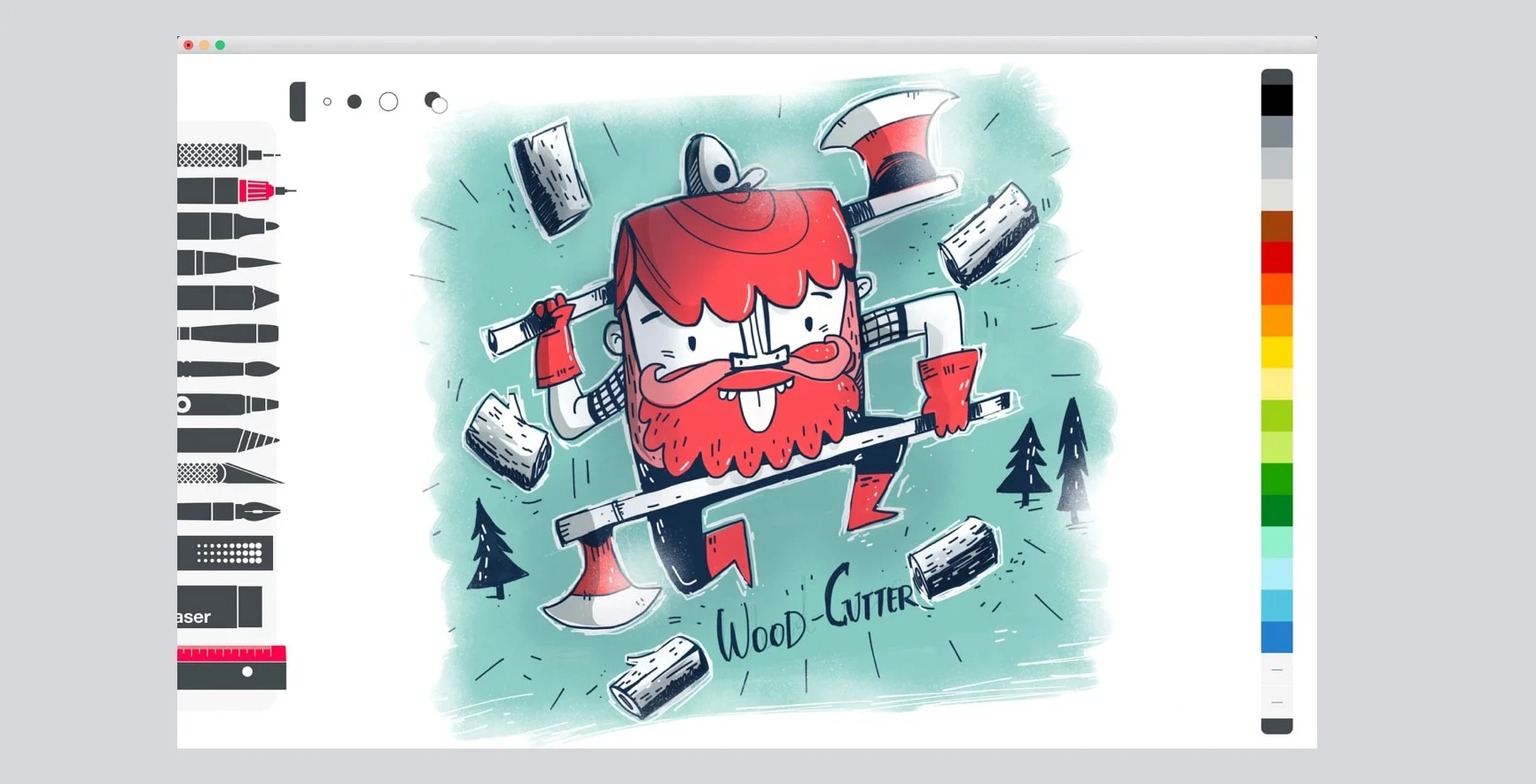 Tayasui Sketches Pro 6.7 超棒的mac绘图工具