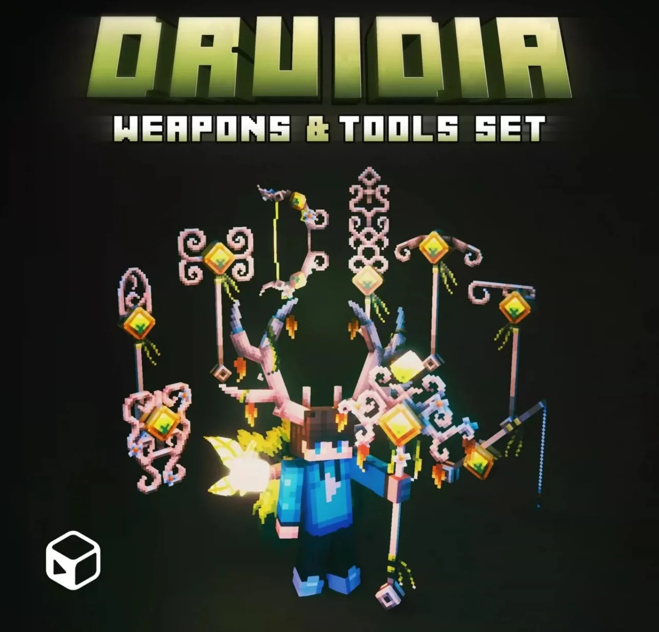 我的世界装备模型 – 德鲁伊迪亚套装