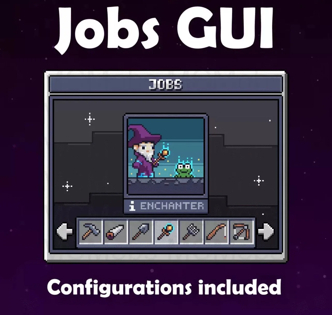 我的世界界面贴图 – 职业GUI界面