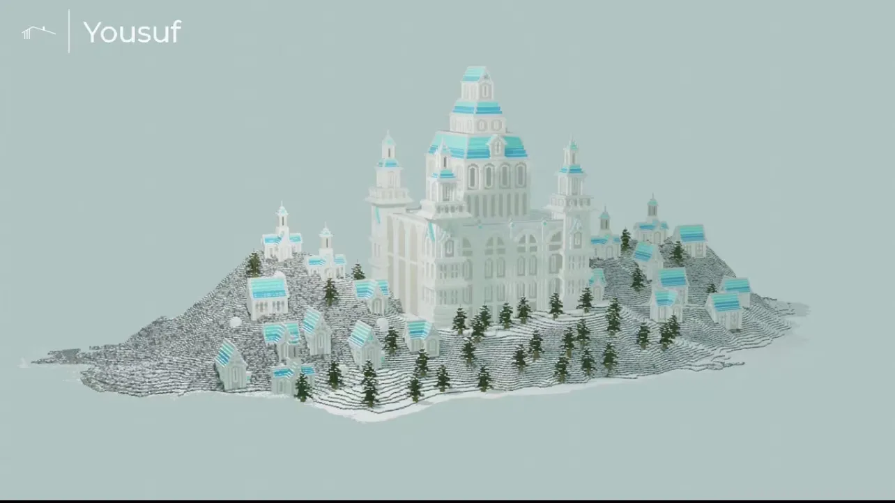 我的世界冰雪王国幻想地图探索