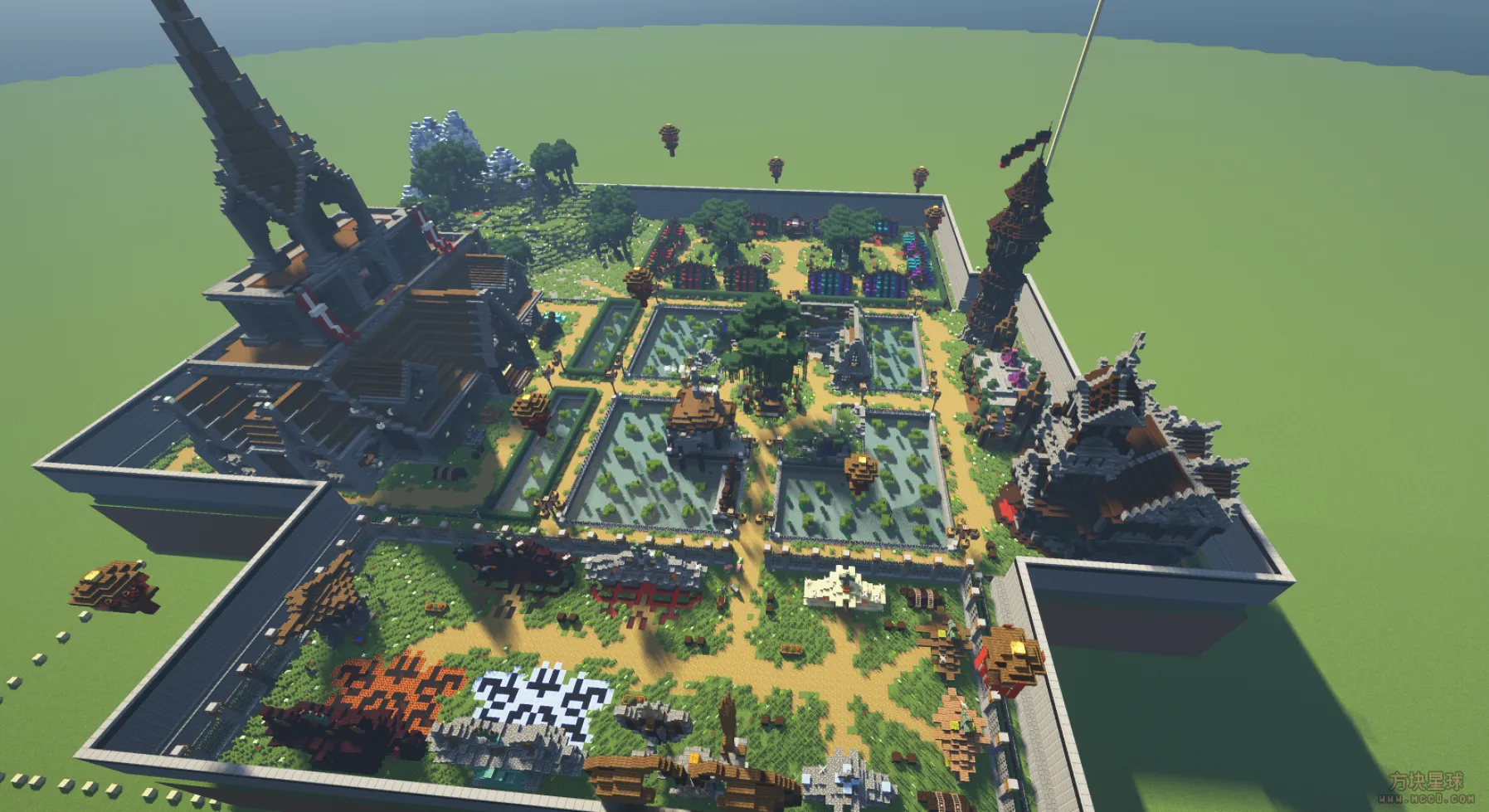 我的世界中华宝塔地图存档搭建教程