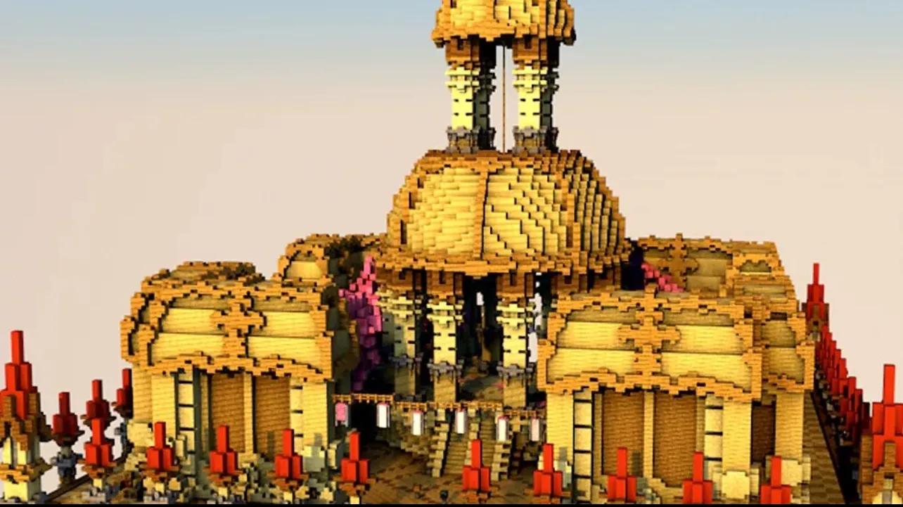 我的世界砂岩奥德赛主城大厅地图