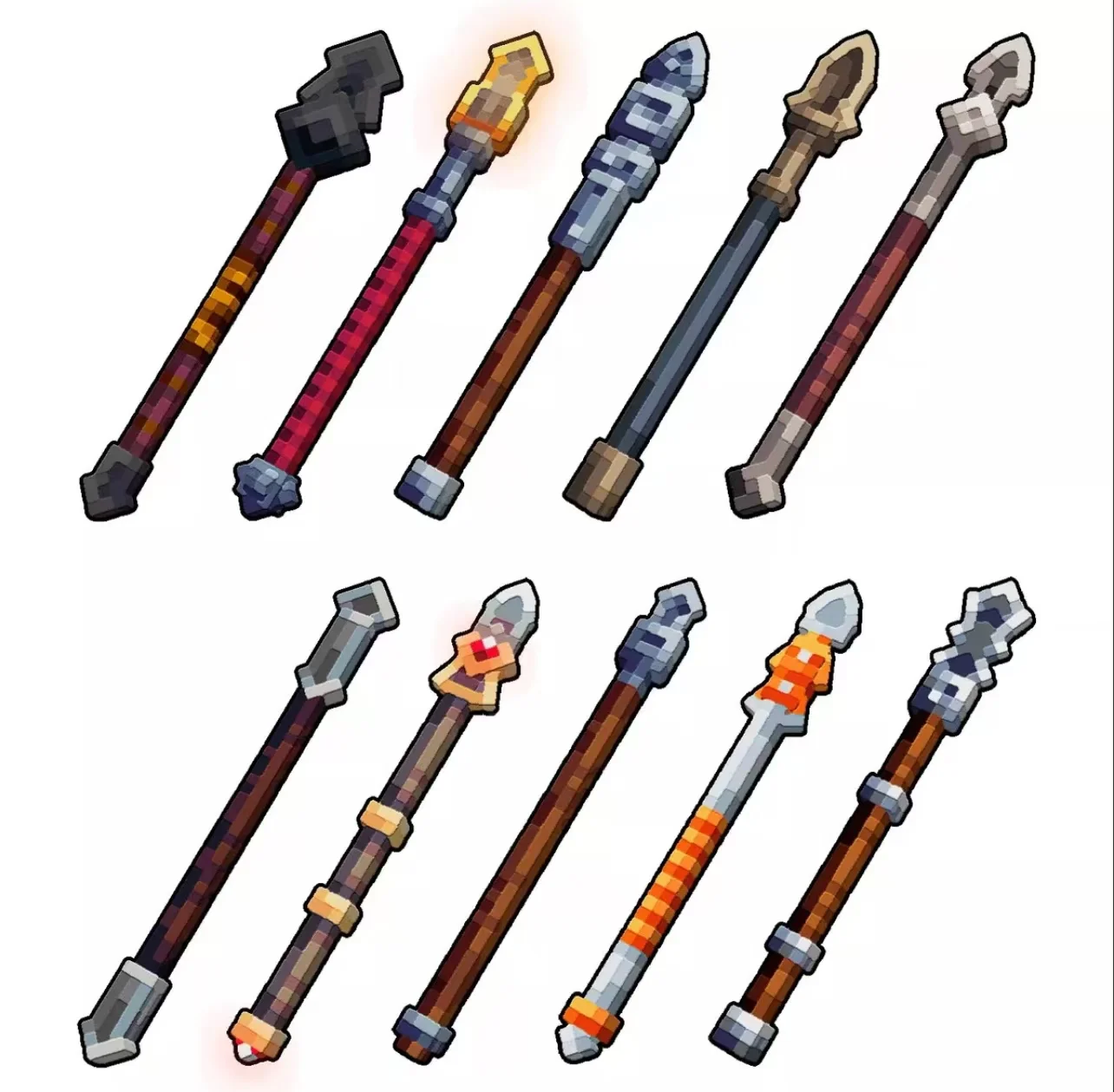 我的世界装备模型 – 冒险家战矛包