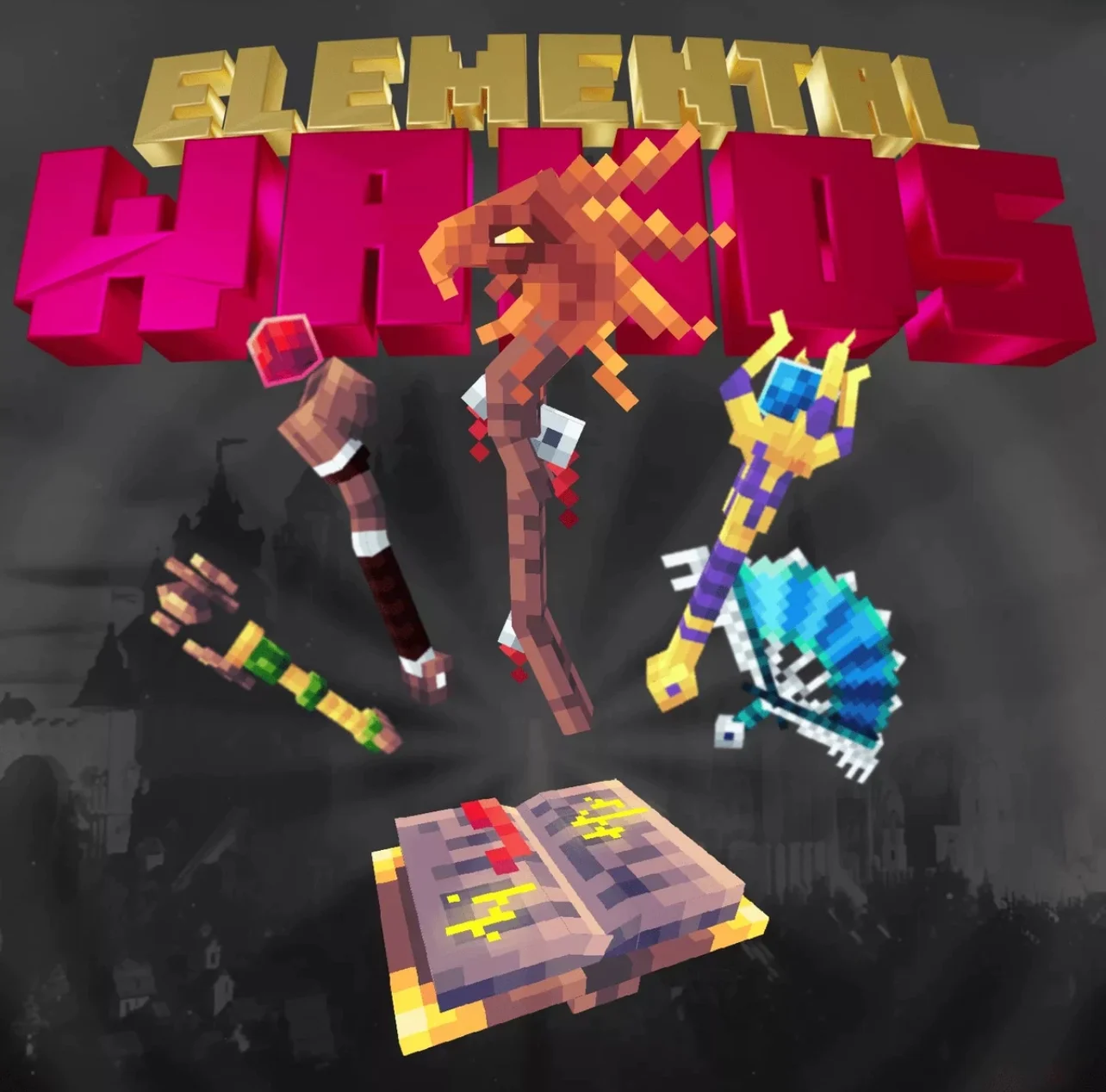 我的世界装备模型 – 元素魔杖