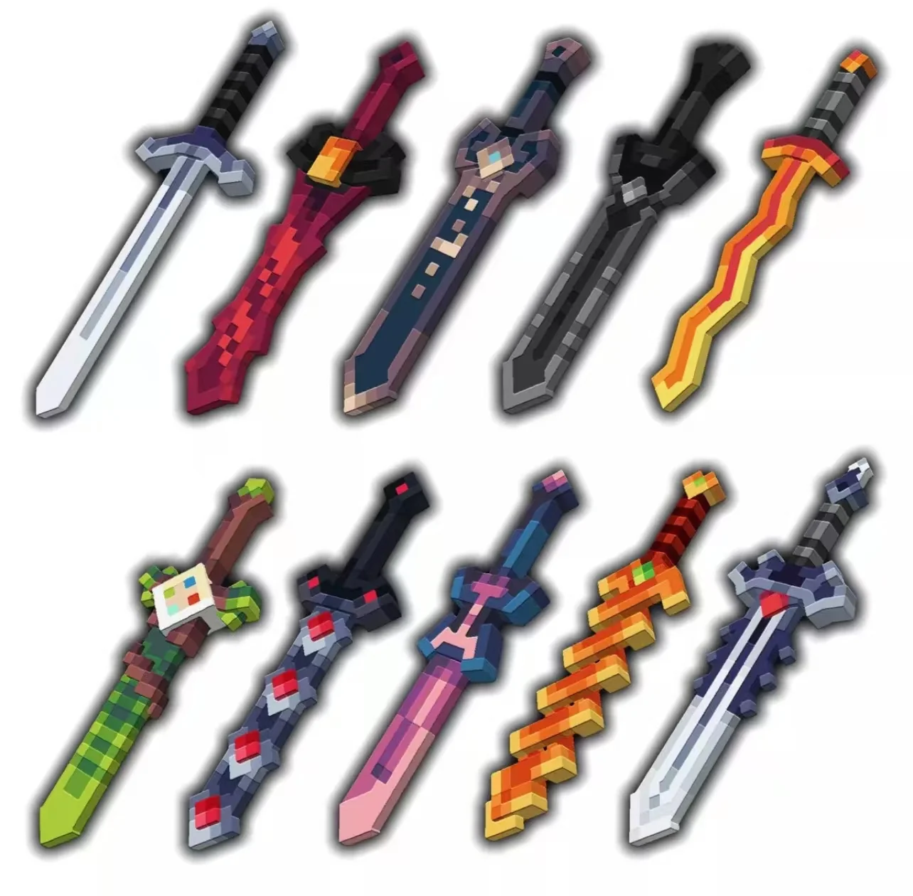 我的世界装备模型 – 冒险家剑包 [第2卷]