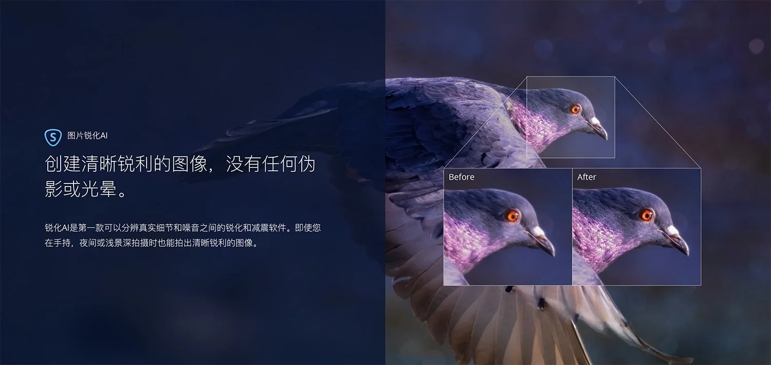 Topaz Sharpen AI 3.2.2 人工智能清晰锐化 汉化版