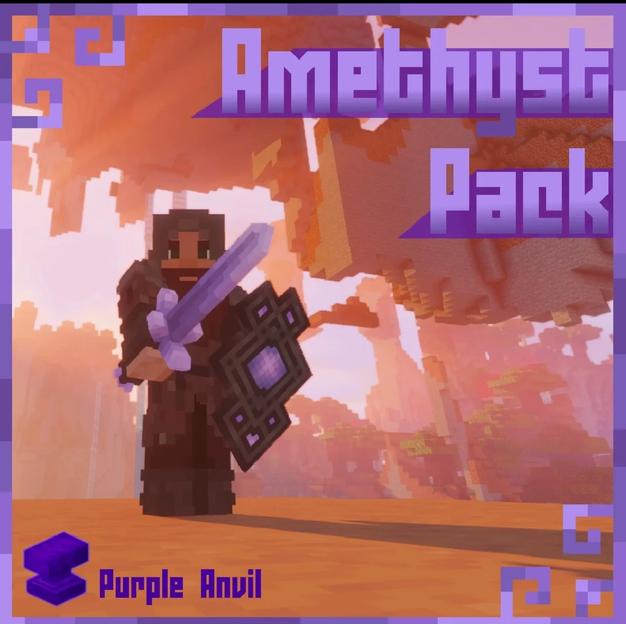 我的世界装备模型 – 紫水晶工具