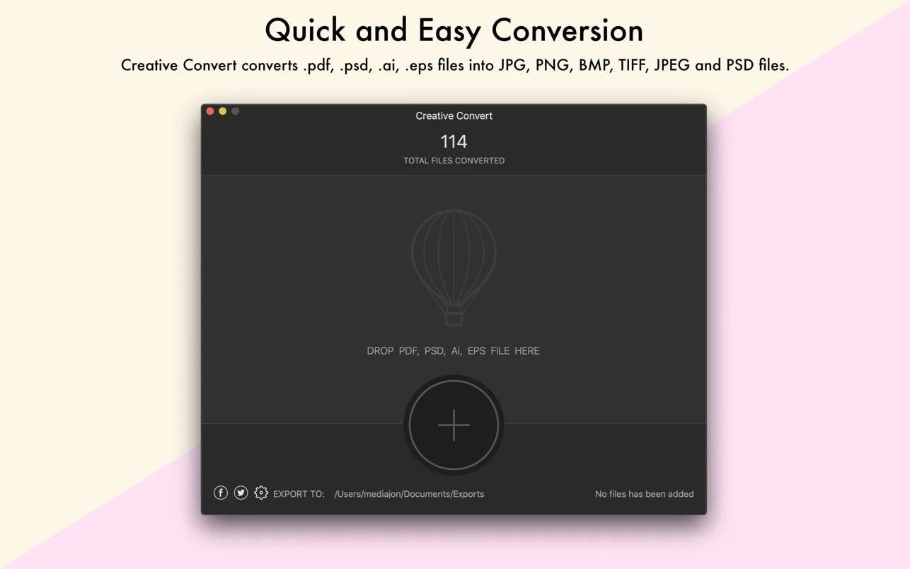 Creative Convert 1.4.2 将PDF/Ai/PSD/EPS转为图片