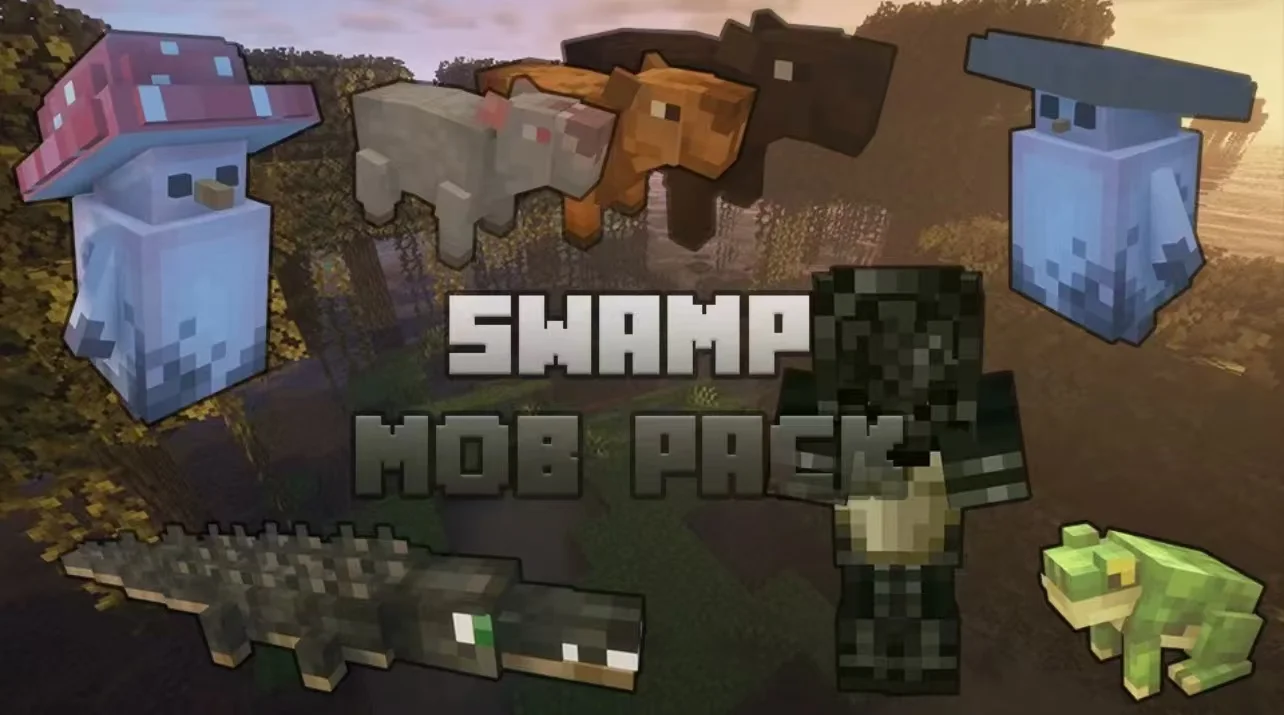我的世界生物模型 – 沼泽生物包