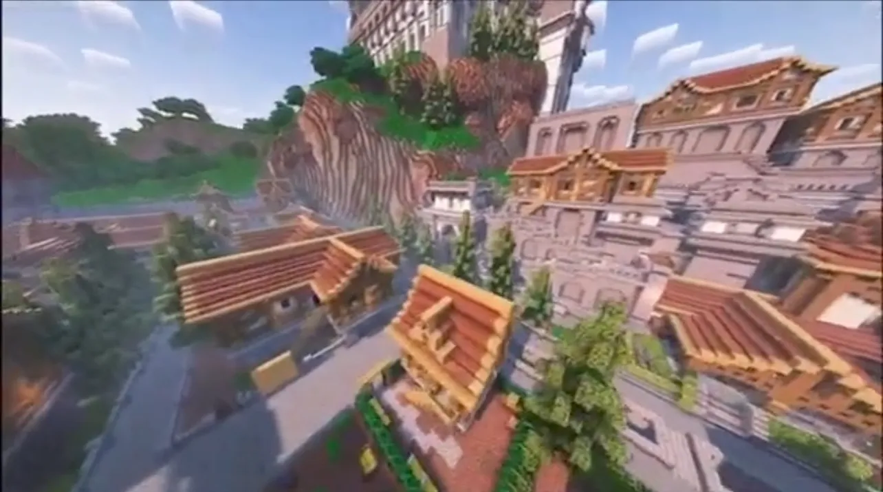 我的世界幻想世界地形图7000X7000超大地图