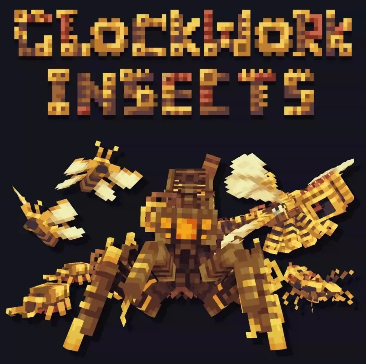 我的世界生物模型 – 发条昆虫包