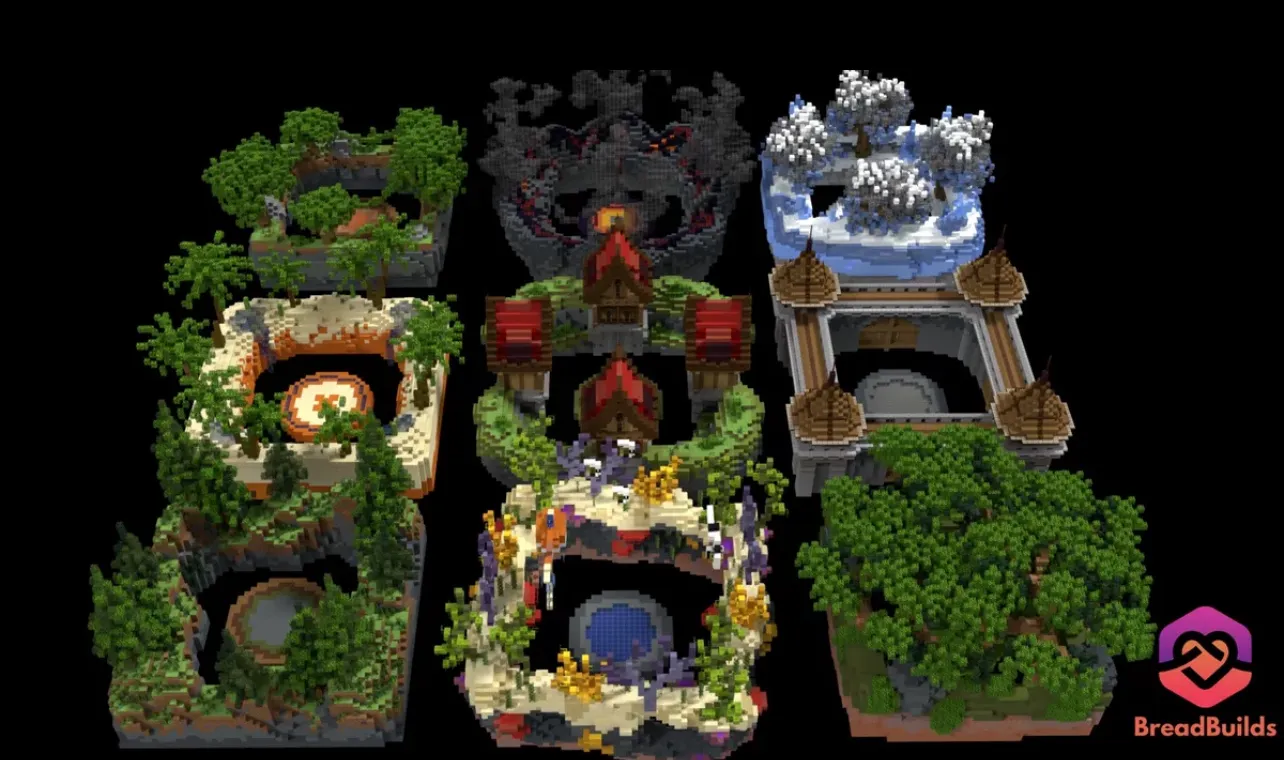 我的世界9大生态BOSS战斗场景地图合集