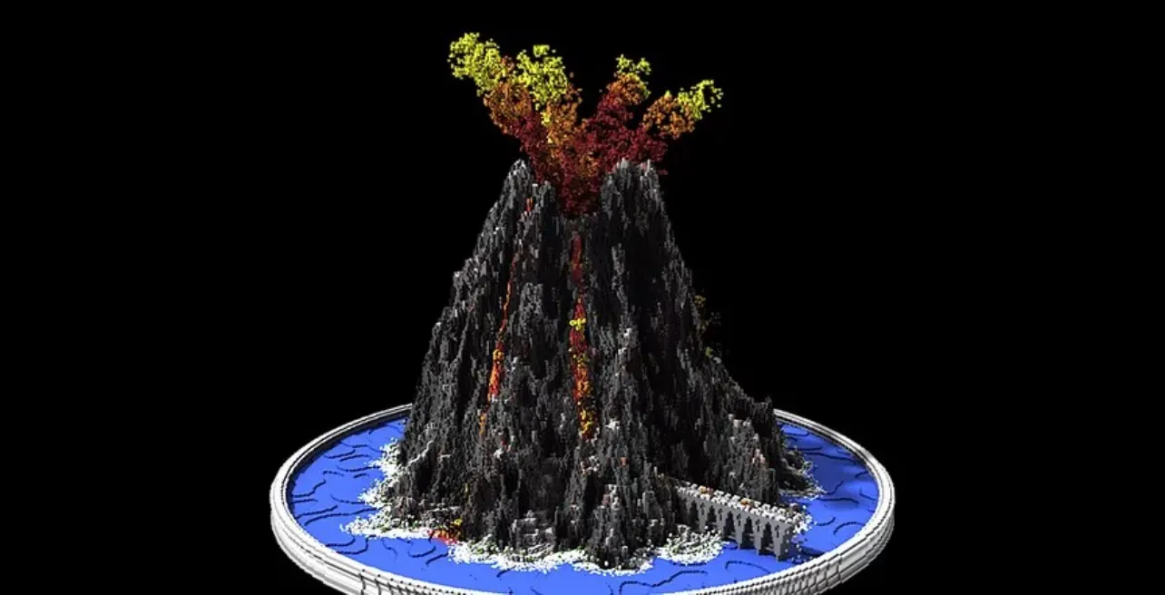 我的世界火山中心地图探险副本