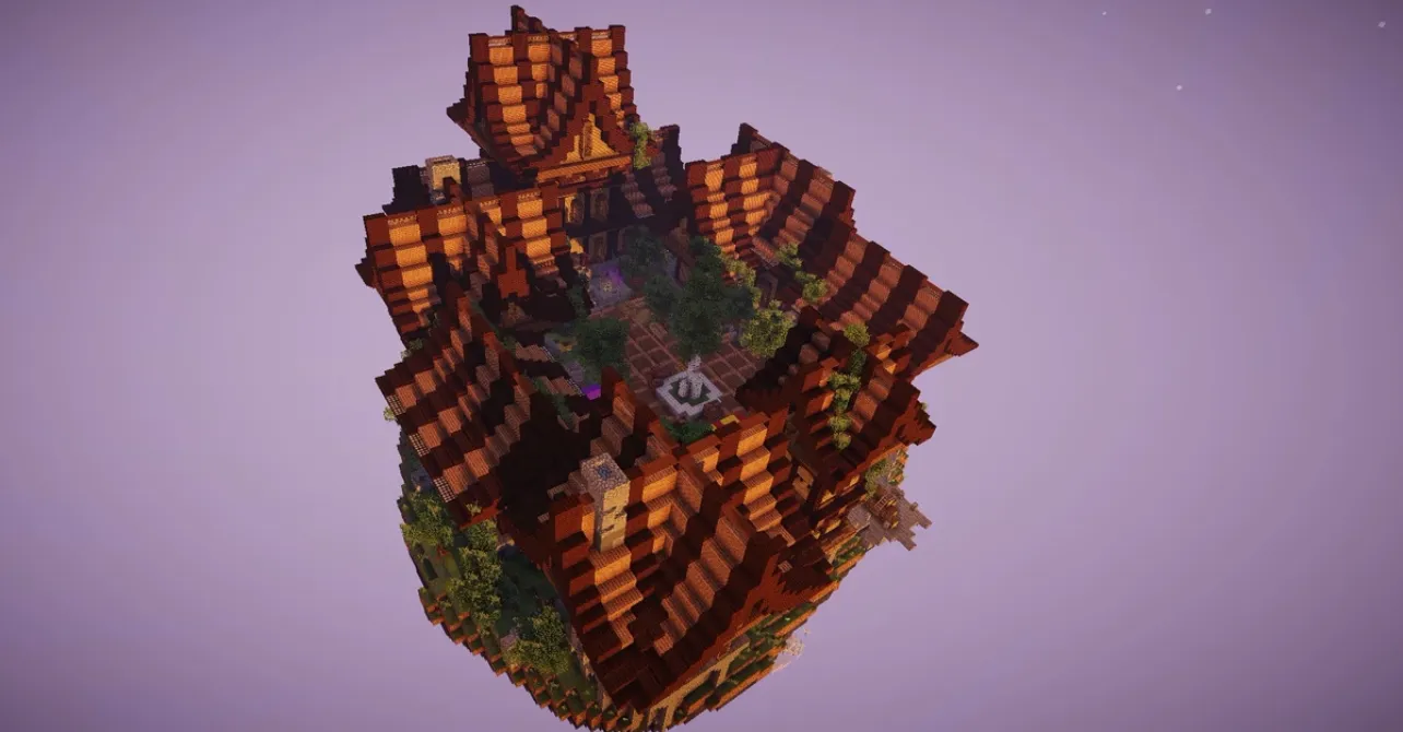 我的世界中世纪浮岛地图大厅活动场景