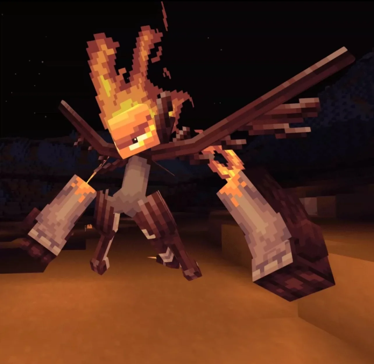 我的世界生物模型 – 火焰元素