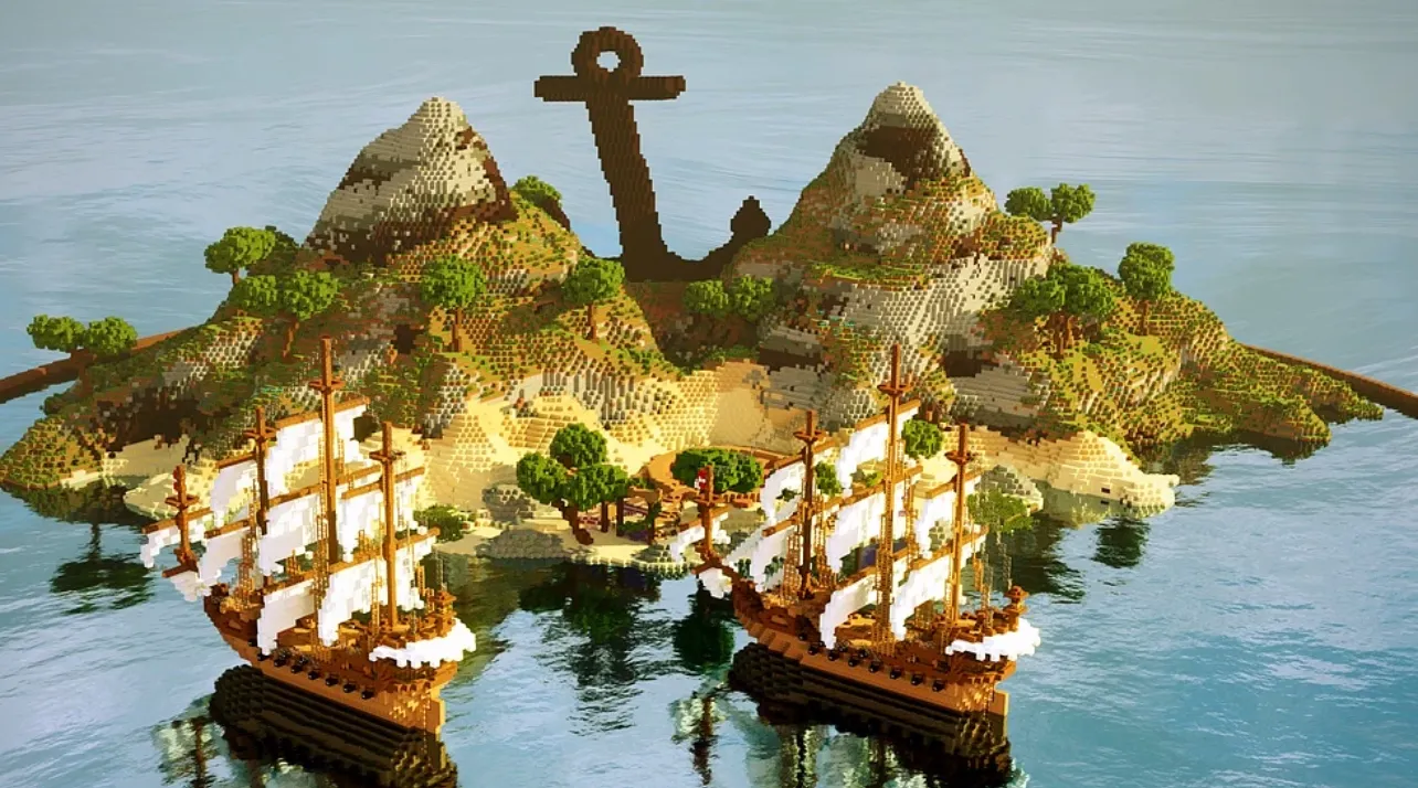 我的世界海盗湾地图主城副本活动全收录