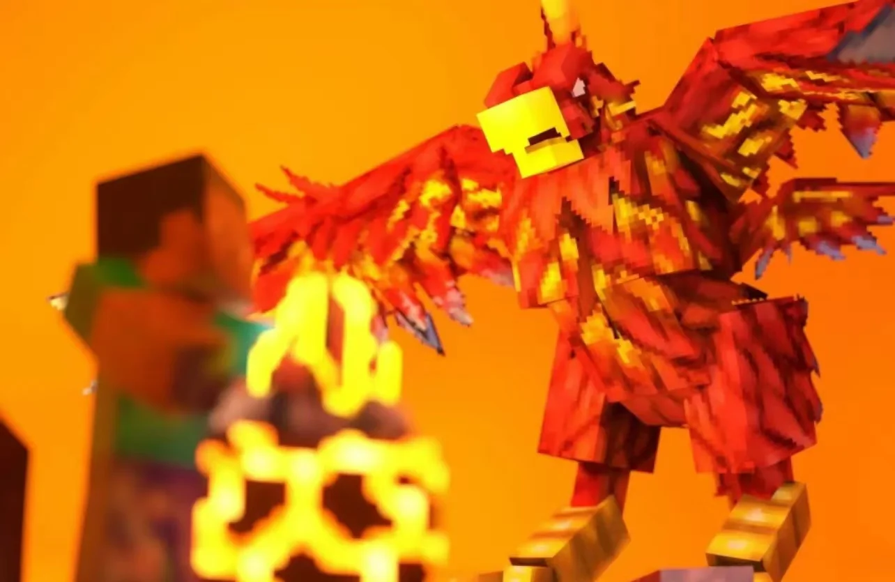 我的世界生物模型 – 火凤凰