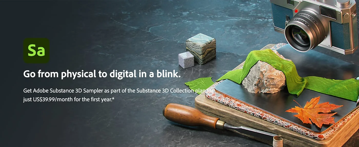 Substance 3D Sampler v5.0.3.7571 真实材质贴图制作软件