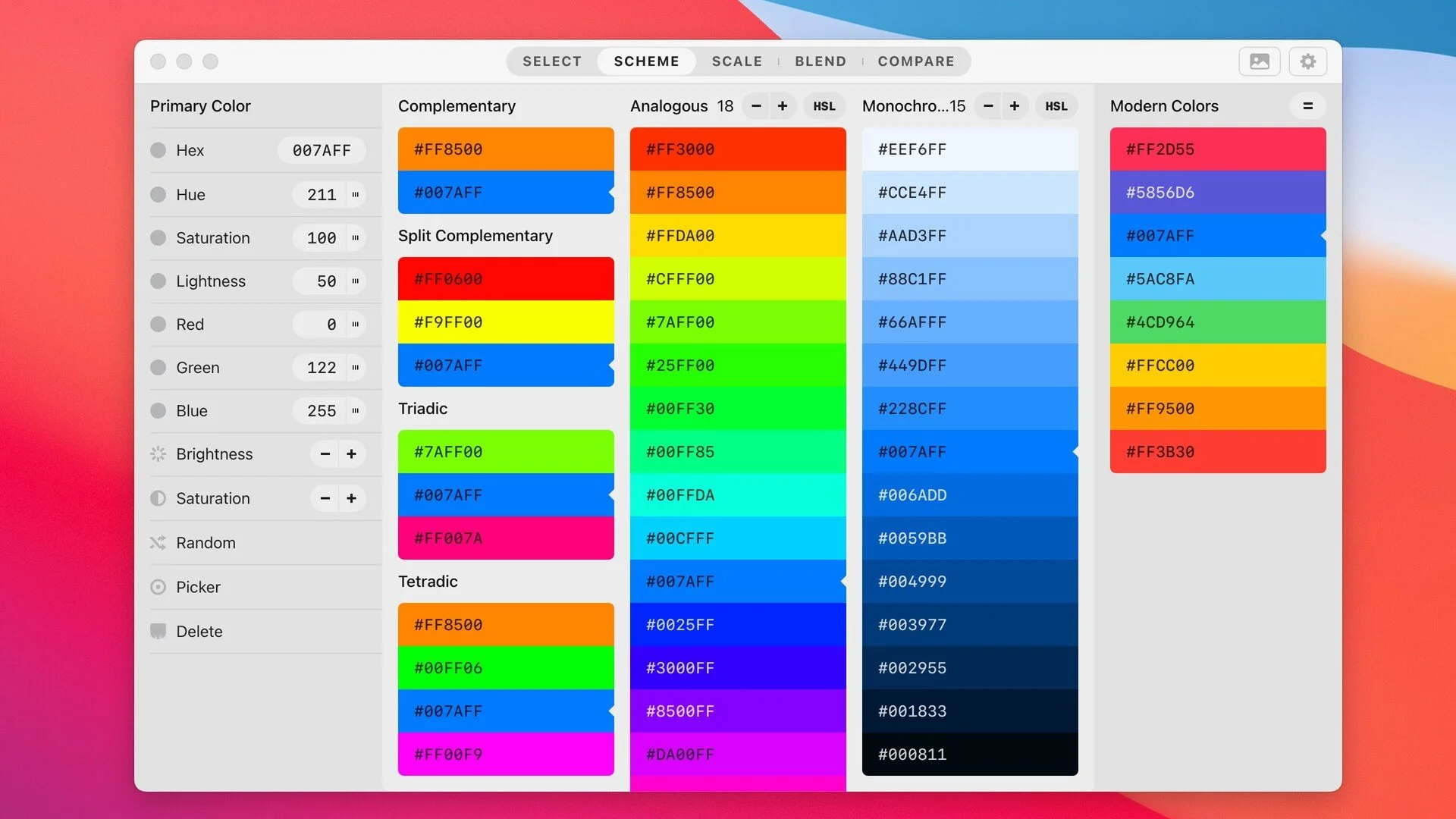 Paletter 4.3.0 设计必备调色板工具